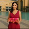 Handcrafted Velvet Beaded Clutch for Home and Gift