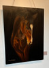 Majestic Horse Portrait – Hand-Painted Oil on Canvas Wall Art (80x60 cm) - Handcrafted Heritage Souvenir from Craftihouse Dubai