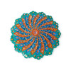 Luxury Handcrafted Copper Wall Plate Artisan Detail View