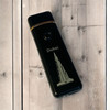 A flat-lay product presentation of the rechargeable Dubai electronic lighter set against a minimalist light marble backdrop.