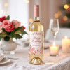 Waterproof custom birthday wine sticker
