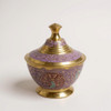 Traditional brass bowl with lid