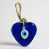 Heart Glass Evil Eye Wall | Traditional Nazar Amulet | Bohemian Wall Decor - Luxury Handcrafted Art Craftihouse Dubai
