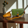 green orange crossbody bag