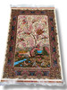 Machine Made Silk Carpet – Birds & Tree Of Life Design 150x100 Cm | High-end Boutique Souvenir | Crafted In Dubai - Luxury Handcrafted Art Craftihouse Dubai