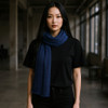navy blue cashmere stole