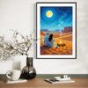 Desert Romance Arabian Night Couple | Artisan Home Decor Souvenir - Luxury Handcrafted Art Craftihouse Dubai