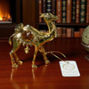 Dubai Gold Plated Camel Figurine | Luxury Gold Leaf Glass Art - Luxury Handcrafted Art Craftihouse Dubai