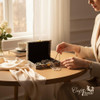 Exclusive Luxury Wooden Jewelry Box Covered with Termeh Fabric Heritage Collection View