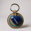 Exclusive Handmade Leather Keychain With Heart-shaped Lapis Heritage Collection View