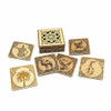 Wooden Coaster Set With Decorative | Sophisticated Boutique Accessory | Crafted In Dubai - Luxury Handcrafted Art Craftihouse Dubai