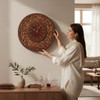 Grand 60 cm decorative wall clock featuring "Val-Asr" calligraphy, an ideal luxury-inspired gift that celebrates beauty and heritage.