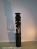 Handcrafted A Candlestick African Ebony Wood | Authentic African Folk Art Bust Lifestyle Visual