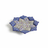 An exclusive Craftihouse unique gift and decorative wall plate showcasing authentic Persian starburst filigree enameled copper craftsmanship.