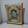 Luxury Khatamkari Wooden Frame Copper Artisan Detail Shot