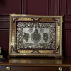 Luxury Islamic Calligraphy Premium Brass Artisan Detail Shot