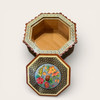 Luxury Luxury Handmade Khatamkari Wooden Jewelry Box 18X18X6 Cm Artisan Detail Shot