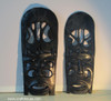 Luxury Hand Carved Pair Of Ebony | Authentic African Folk Art Bust Premium Design Showcase
