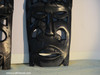 Handcrafted Hand Carved Pair Of Ebony | Authentic African Folk Art Bust Lifestyle Visual