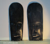 Luxury Hand Carved Pair Of Ebony | Vintage Ebony Wood Head Bust Premium Design Showcase
