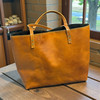 Luxury Heritage Brown Leather Pateh Dozi Handbag Artisan Detail Shot