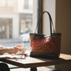 Premium Large Black Leather Pateh Dozi Tote Handcrafted Craftsmanship