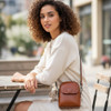 Premium Genuine Cow Leather Mini Crossbody Bag Handcrafted Craftsmanship