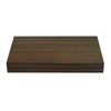 Luxury Luxury Dark Brown Backgammon Set Artisan Detail Shot