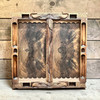 Exclusive Hand-Carved Eagle & Skull Luxury Wood Backgammon Set (60x60 cm) , Masterpiece Hand-Engraved Wooden Backgammon Board Heritage Collection View