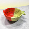 A 10 cm petite ceramic bowl with vibrant, assorted hand-painted abstract colors and a glossy finish.
