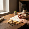 A high-quality Desfuli reed pen, an essential luxury tool for master calligraphers and artists.