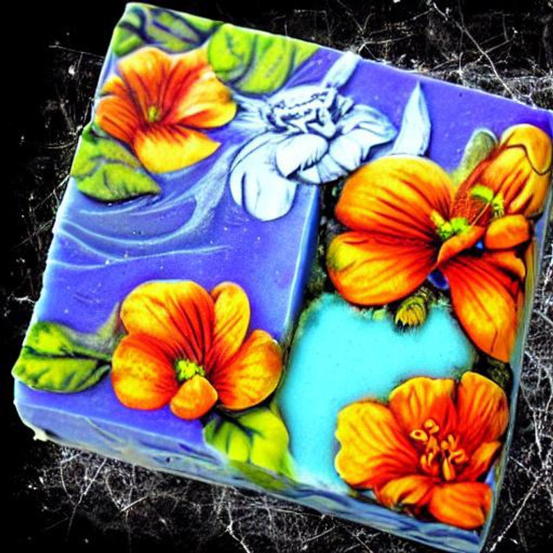 Decoupage on Soap