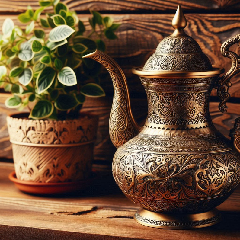 Timeless Beauty of Antique Ibrik Decorative Copper