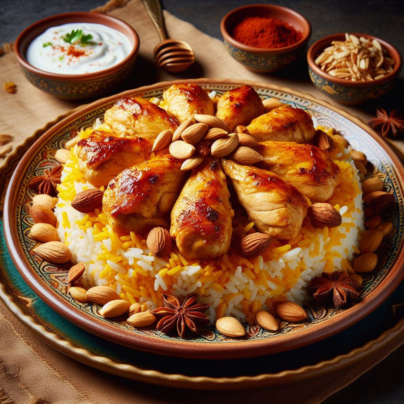 Traditional Chicken Makbous: Rich Flavors of Arab Rice Dish