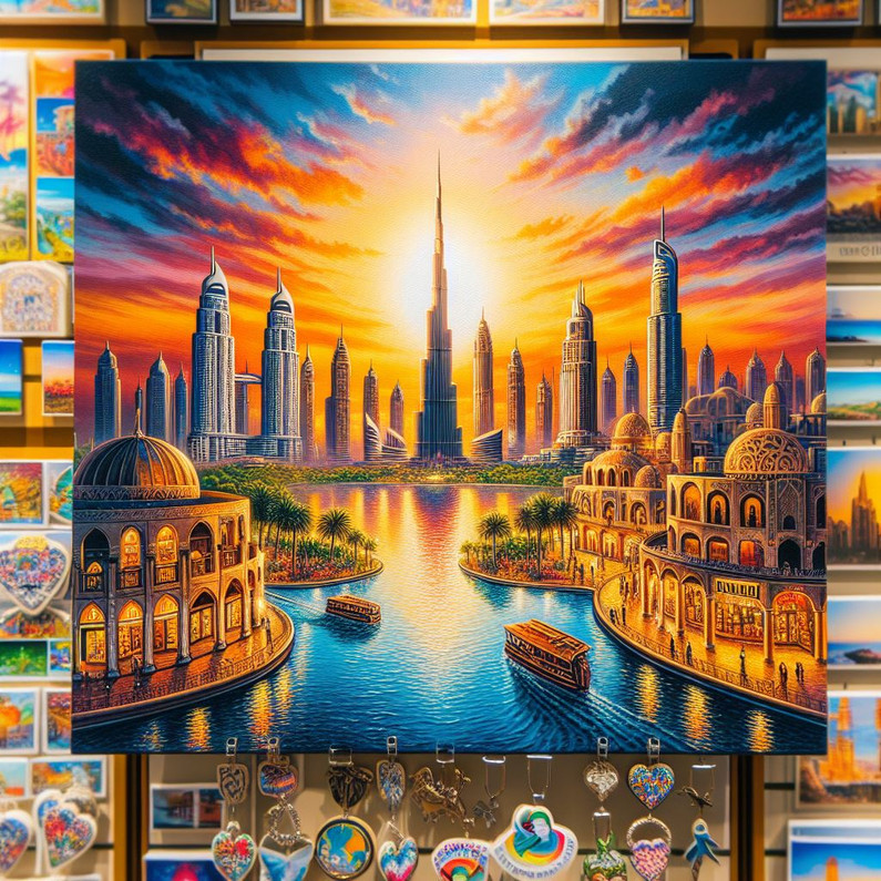 Unveiling the Magic of Dubai: A Journey Through Souvenirs "