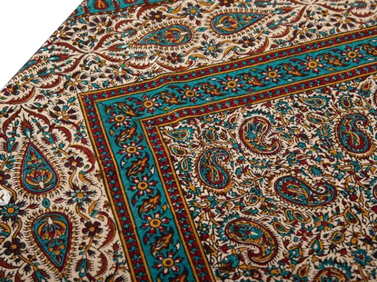 cotton table cloth 120x120 Tapestry ghalamkari table sheet