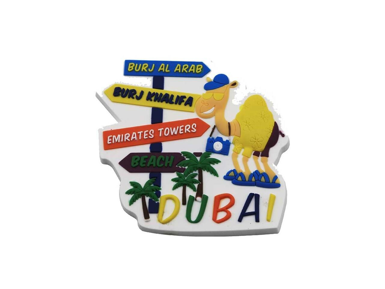 Dubai beach Fridge , PVC , gift from dubai