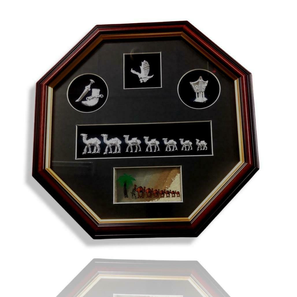 Dubai souvenir frame , Sand frame retirement gift from dubai