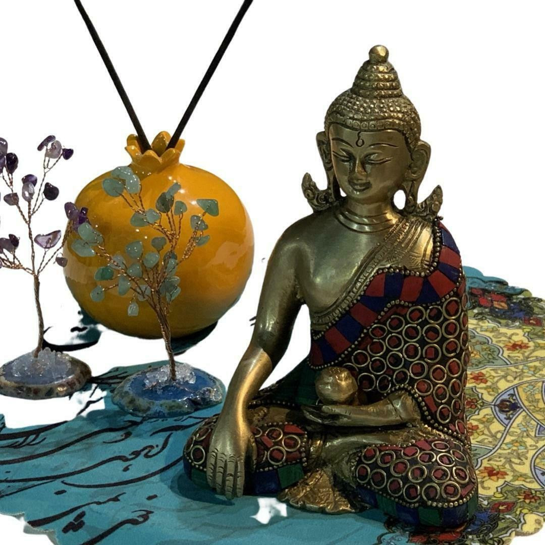 Brass Resting Buddha Statue main image 1