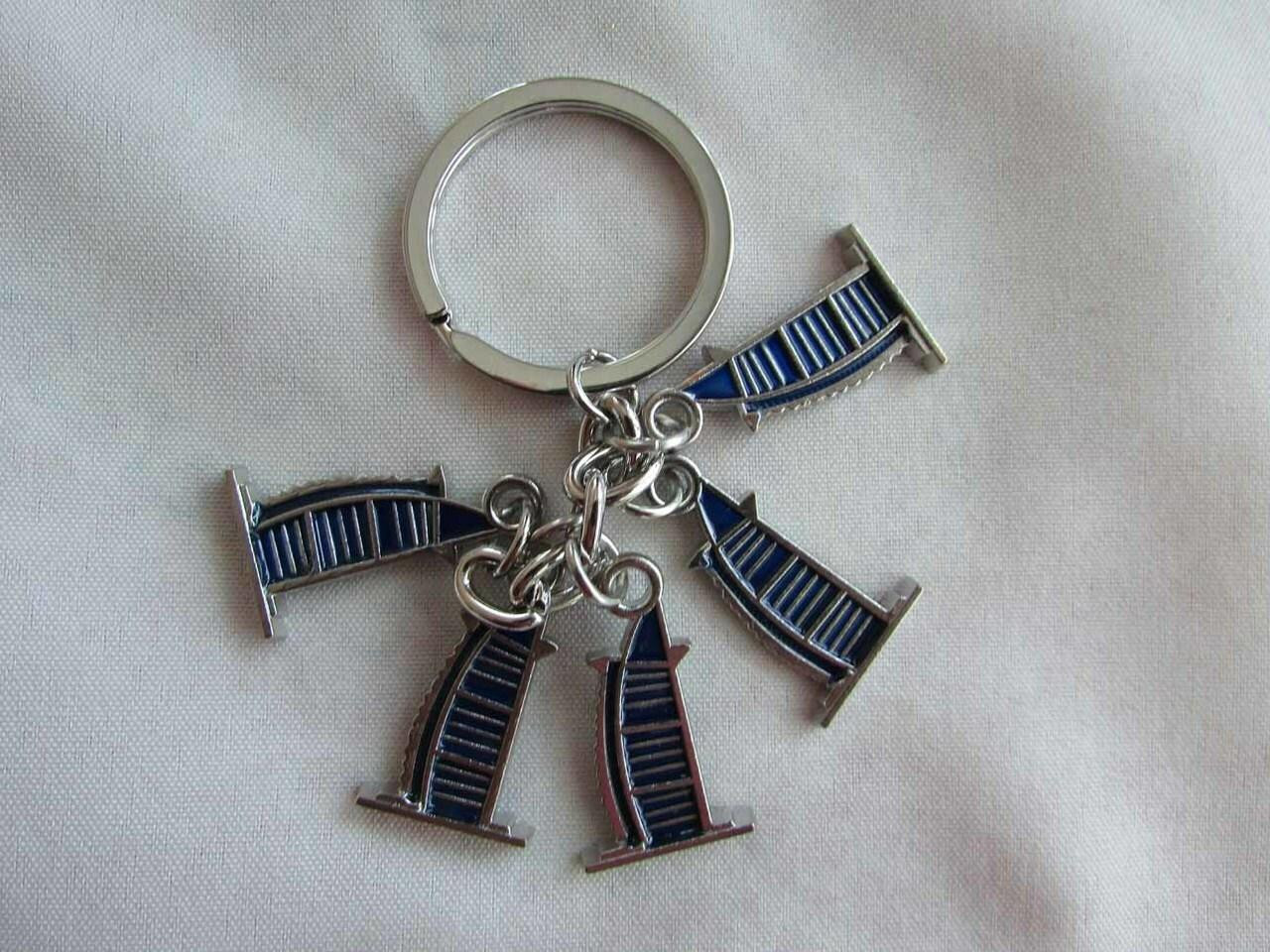 Buy Blue Burj Alrab Keychains & Dubai Souvenir Key Rings