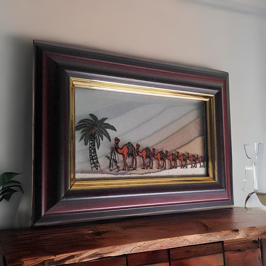 Seven sand frame -Emirates Seven Sands - Dubai Souvenir