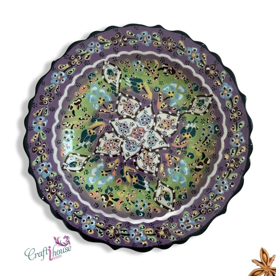 Ceramic Wall Plate ,Turkish ceramic Art , Turkish plate