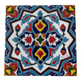 Hand painted Persian ceramic tile , Wall decor tiles