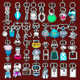 Keychain and Fridge magnet collection , souvenirs Colection