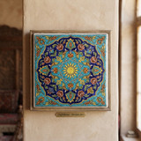 Hand Painted Persian Ceramic Tile | Craftihouse