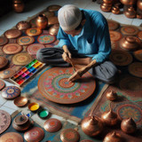 Enameling on copper - Minakari Technique for Durable coating