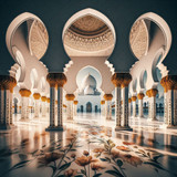 Sheikh Zayed Mosque  in Abu Dhabi: A Symbol of Islamic Art