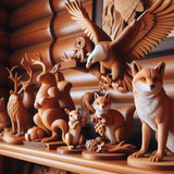 The Beauty of Wooden Sculpture Art: Animals to Faces