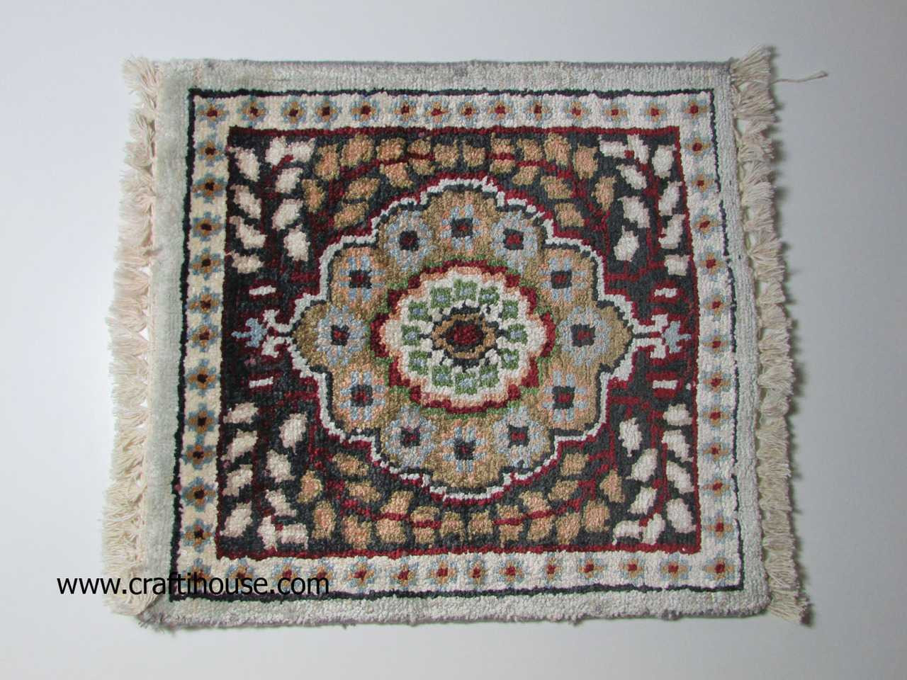 Handmade Dollhouse, Table Mat & Decor Carpets Ideal Gifts