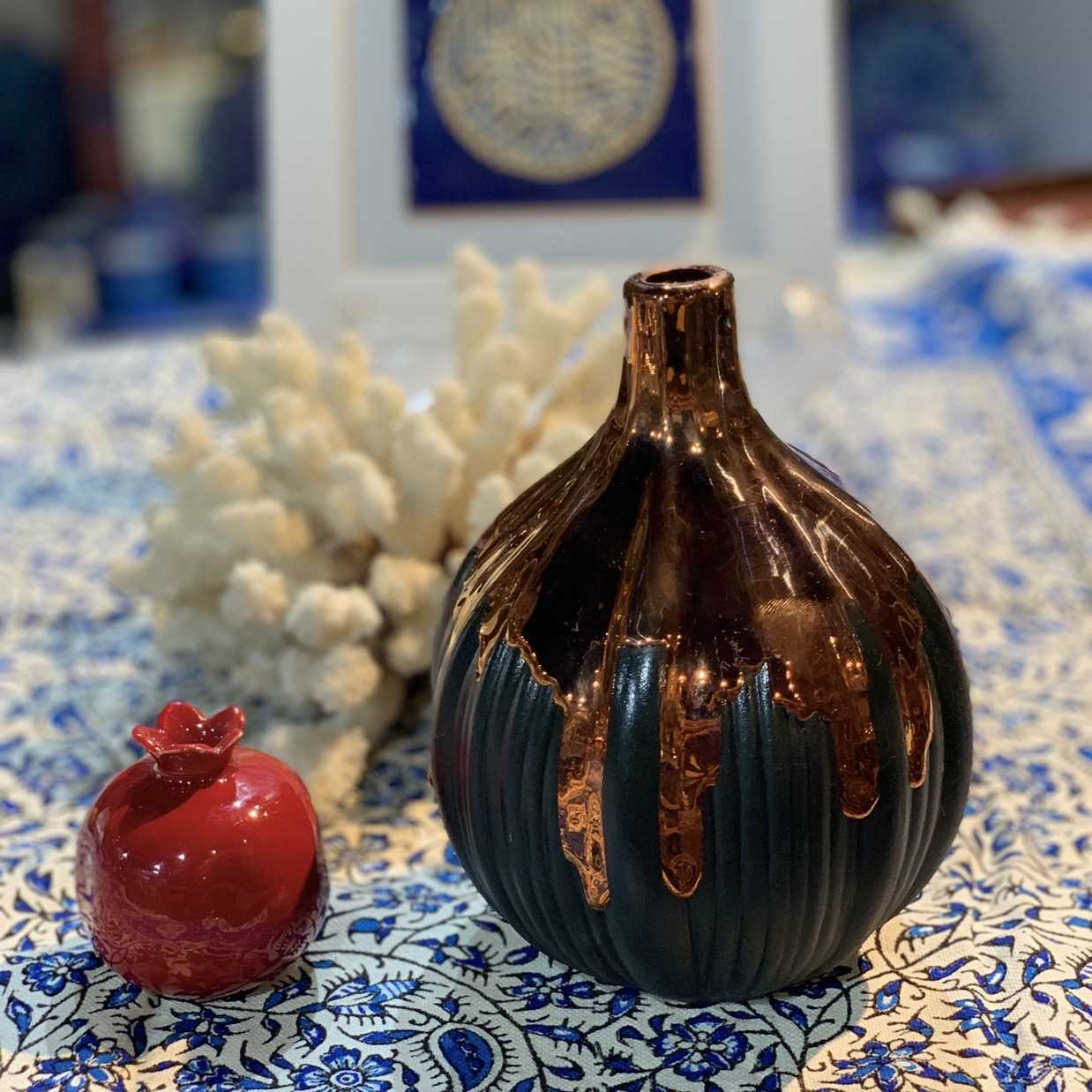 Handmade Clay and Ceramic Flower Vase Home Decor